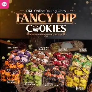 PJJ Fancy Dip Cookies (8 Resepi)